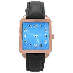 City Rose Gold Leather Watch  by nateshop