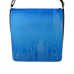 City Flap Closure Messenger Bag (l) by nateshop