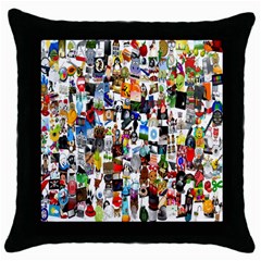 Cliparts Throw Pillow Case (black) by nateshop