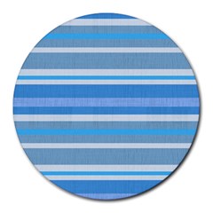 Cotton Round Mousepad by nateshop