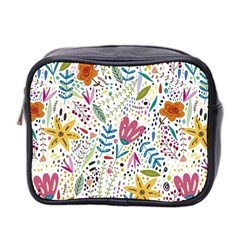 Flowers Mini Toiletries Bag (two Sides) by nateshop