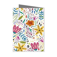 Flowers Mini Greeting Cards (pkg Of 8)