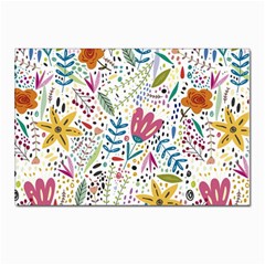 Flowers Postcards 5  X 7  (pkg Of 10) by nateshop