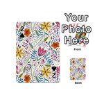 Flowers Playing Cards 54 Designs (Mini) Front - Spade2