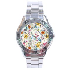 Flowers Stainless Steel Analogue Watch by nateshop