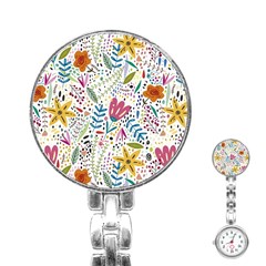 Flowers Stainless Steel Nurses Watch by nateshop