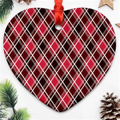 Geometric Heart Ornament (two Sides) by nateshop