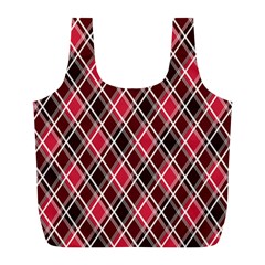 Geometric Full Print Recycle Bag (l) by nateshop