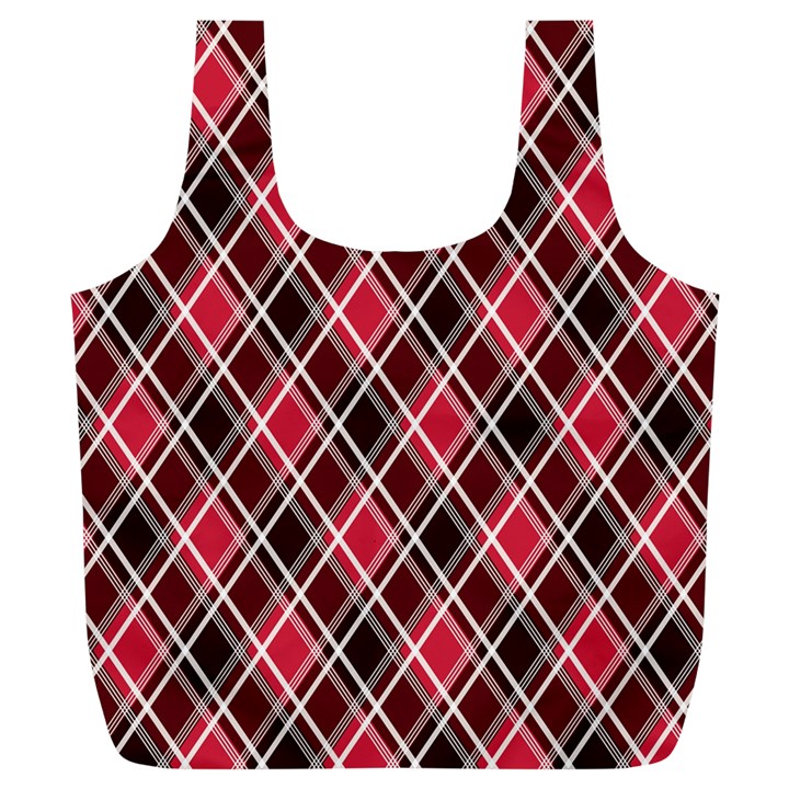 Geometric Full Print Recycle Bag (XL)