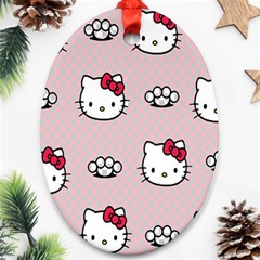 Hello Kitty Ornament (oval) by nateshop