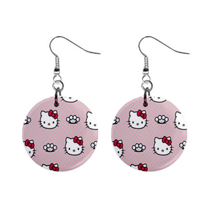 Hello Kitty Mini Button Earrings