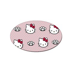 Hello Kitty Sticker (oval) by nateshop