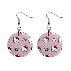 Hello Kitty Mini Button Earrings by nateshop