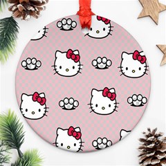 Hello Kitty Ornament (round) by nateshop