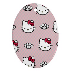 Hello Kitty Ornament (oval) by nateshop