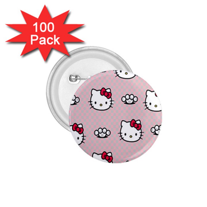 Hello Kitty 1.75  Buttons (100 pack) 