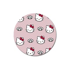 Hello Kitty Magnet 3  (round) by nateshop