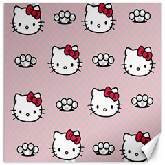 Hello Kitty Canvas 16  X 16  by nateshop