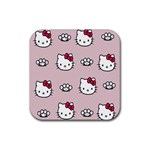 Hello Kitty Rubber Coaster (Square) Front