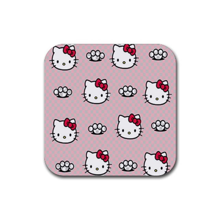 Hello Kitty Rubber Coaster (Square)