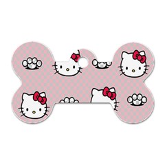 Hello Kitty Dog Tag Bone (one Side) by nateshop