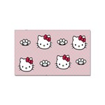 Hello Kitty Sticker Rectangular (100 pack) Front