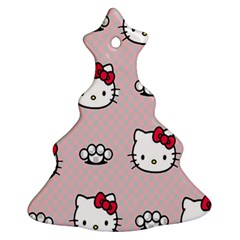 Hello Kitty Christmas Tree Ornament (two Sides) by nateshop