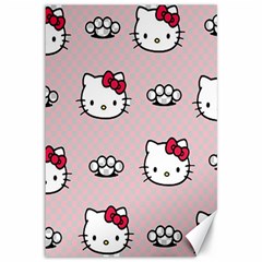 Hello Kitty Canvas 12  X 18  by nateshop