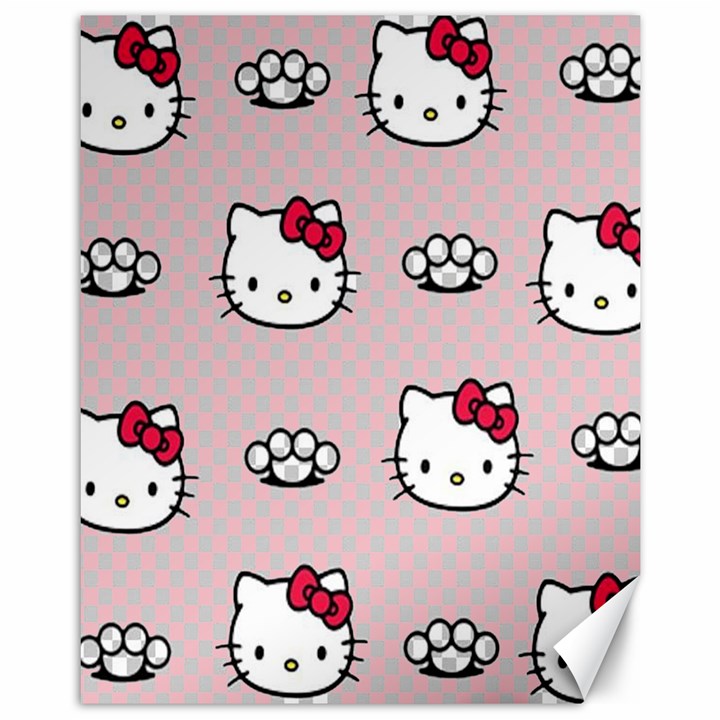 Hello Kitty Canvas 11  x 14 