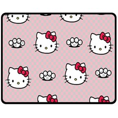 Hello Kitty Fleece Blanket (medium)  by nateshop