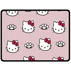 Hello Kitty Fleece Blanket (large)  by nateshop