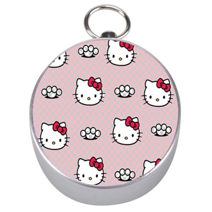 Hello Kitty Silver Compasses