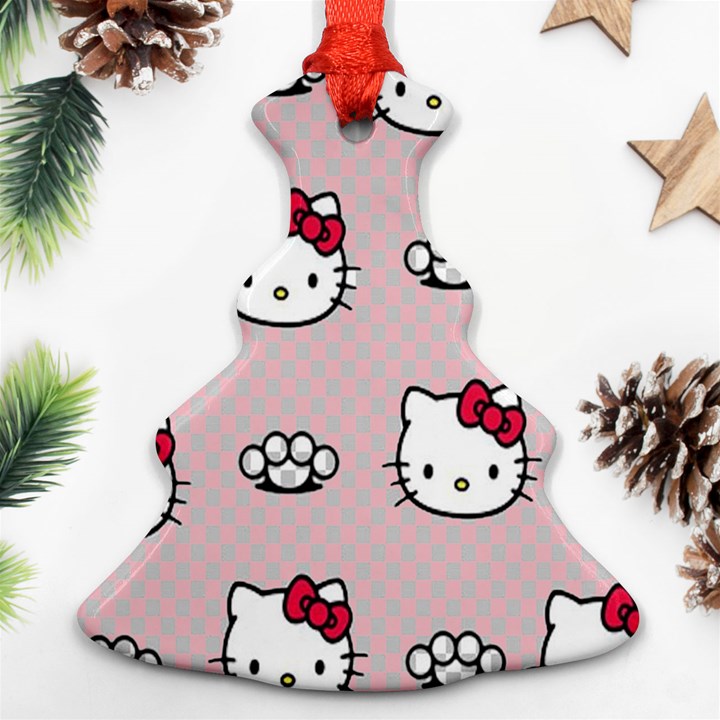 Hello Kitty Christmas Tree Ornament (Two Sides)