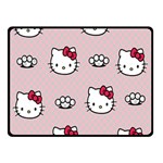 Hello Kitty Double Sided Fleece Blanket (Small)  45 x34  Blanket Back