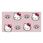 Hello Kitty Satin Shawl 45  x 80  Front