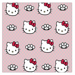 Hello Kitty Square Satin Scarf (36  X 36 ) by nateshop