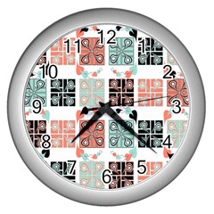 Mint Wall Clock (silver) by nateshop