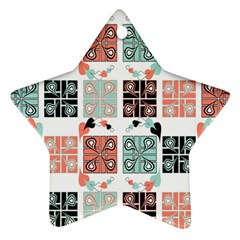 Mint Star Ornament (two Sides) by nateshop