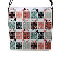 Mint Flap Closure Messenger Bag (l) by nateshop