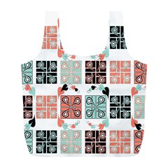 Mint Full Print Recycle Bag (l) by nateshop