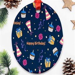 Party-hat Ornament (oval) by nateshop