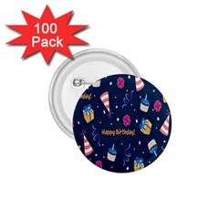 Party-hat 1 75  Buttons (100 Pack)  by nateshop