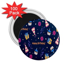 Party-hat 2 25  Magnets (100 Pack)  by nateshop