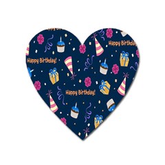 Party-hat Heart Magnet by nateshop