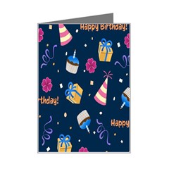 Party-hat Mini Greeting Card by nateshop