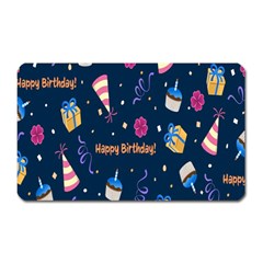 Party-hat Magnet (rectangular) by nateshop