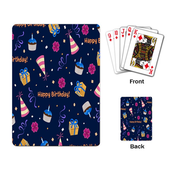 Party-hat Playing Cards Single Design (Rectangle)