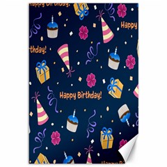 Party-hat Canvas 12  X 18  by nateshop