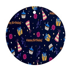 Party-hat Round Ornament (two Sides) by nateshop