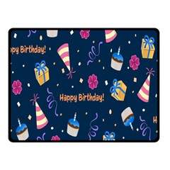 Party-hat Fleece Blanket (small) by nateshop